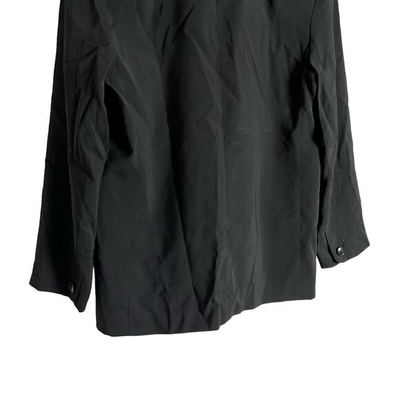 Madewell Black Oversized Relaxed Softdrape Blazer Jacket Size Medium - Picture 10 of 14